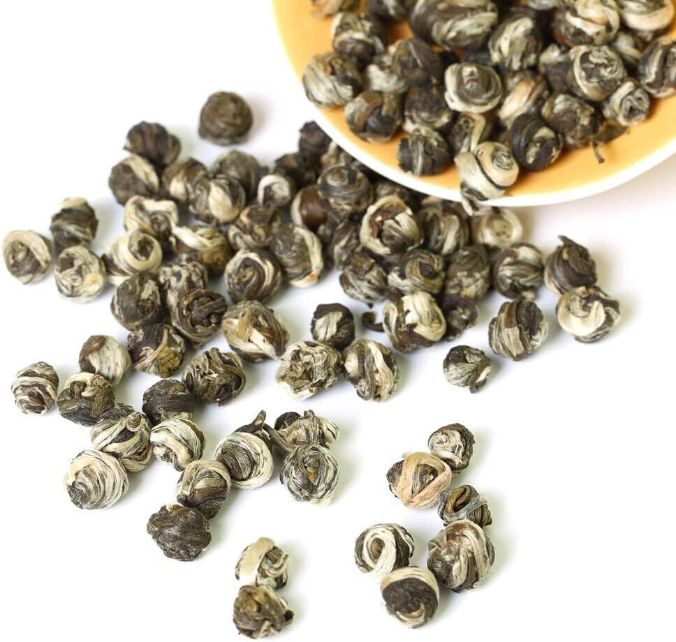 50g Nonpareil Supreme Jasmine Pearls Tea Jasmine Tea Loose Leaf Green Tea Secondary image