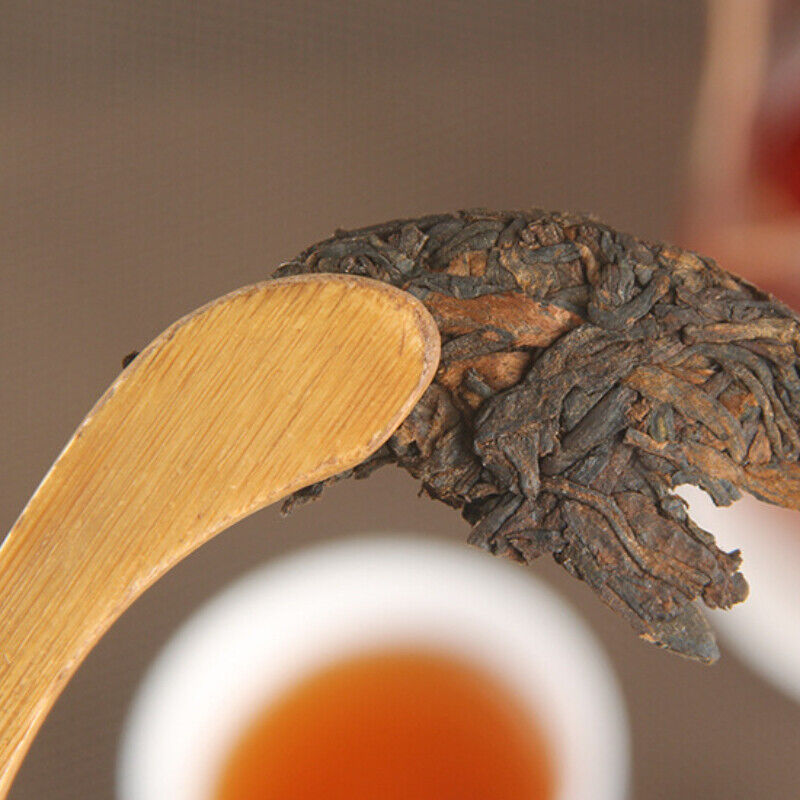 HelloYoung Pu'er Tea Health  Ripe Tea Small Tea Cake Yunnan Traditional Banzhang50g