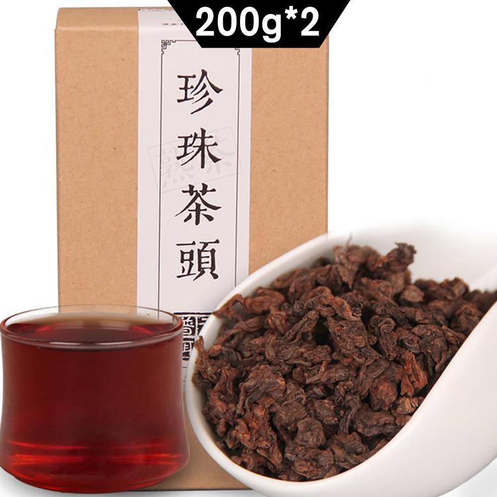 "Pearl Old Tea Head" Ripe Pu-erh Tea 200g/box Chinese 2018 Yunnan Shu Pu-erh Tea Main image