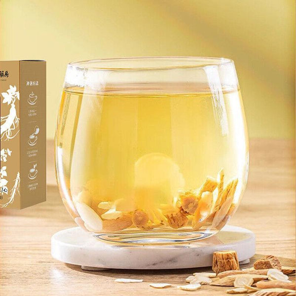 Ginseng Astragalus Dangshen Ganoderma Healthy Drink Vitality Four Treasures Tea