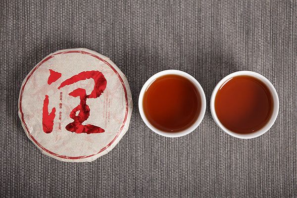 100g Yunnan Puerh Tea, Menghai Ripe Tea, Big Tree Tea,  Small Cake Cooked Tea