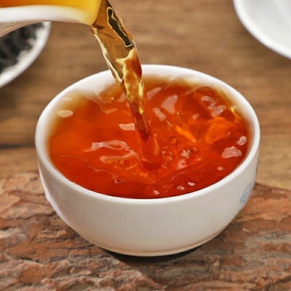 Dragonfly Head Black Oolong Tea Rich Roasted Flavor Premium Loose Leaf