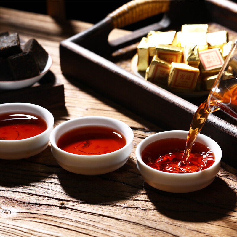 500g Yunnan Glutinous Rice Fragrant Tuo Tea Menghai Square Brick Old Pu'er Tea