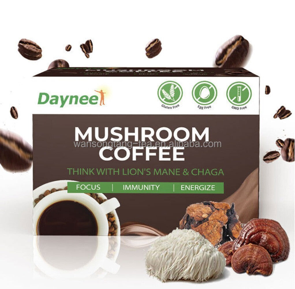 Weight Loss Coffee Powder Mushroom Coffee Drink Healthy Slimming Beverage