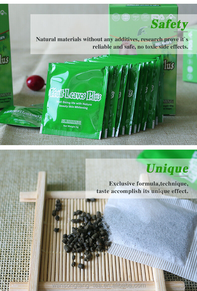 Fruit Leaves Plus Fruit Flavor Slimming Tea Hot Sale in Africa 3g*20 Bags