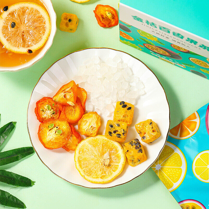 HelloYoung China Vitamin C Lemon Passion Fruit Instant Fruit Tea Kumquat-Passion Fruit Tea Secondary image