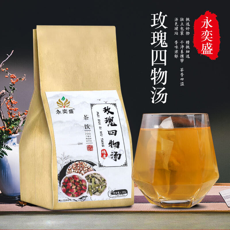 Rose Four Substance Peach Blossom Herbal Tea for Women Tea Bags Main image