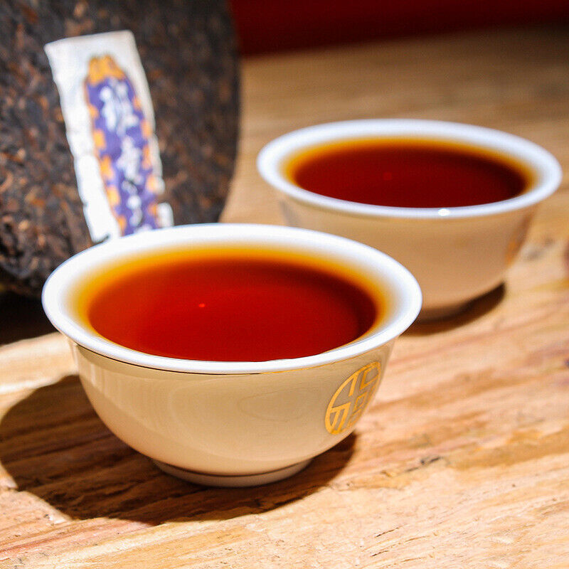 HelloYoung Yunnan Pu'er Tea Ripe Tea Cake Lao Banzhang Ripe Tea Cake 357g