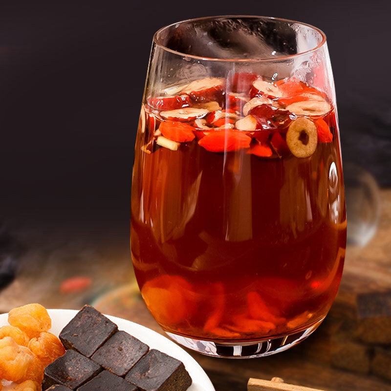 Brown Sugar Ginger Red Date Tea Rose Black Sugar for Women's Wellness 150g