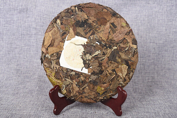 HelloYoung 357g Yunnan White Tea Jujube Fragrance Big Leaf Ancient White Tea Cake