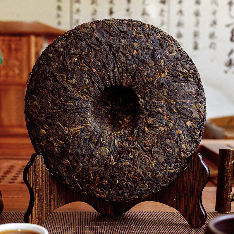 Yunnan Pu'er Tea Cake Pu'er Tea Ripe Tea Cake Ancient Tree Ripe Tea 357g