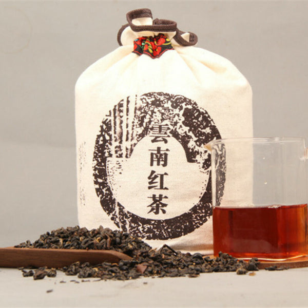 1000g Tea Early Spring Honey Rhyme Gold Screw Red Dianhong Food Kunming Crested