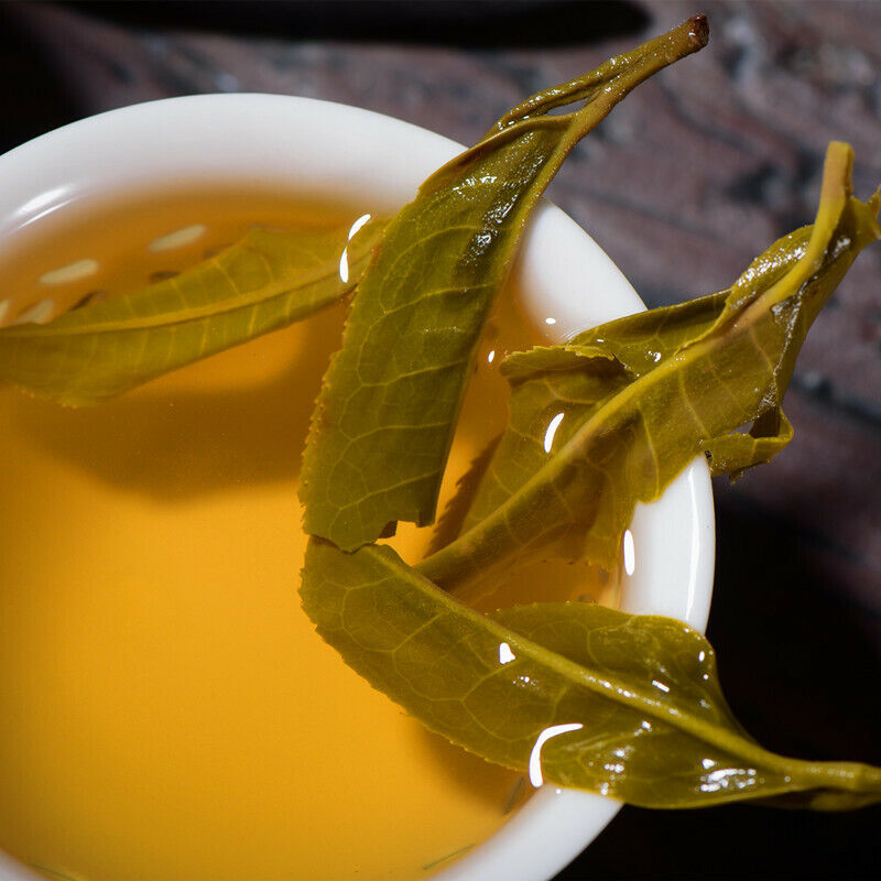 HelloYoung Pu'er Green Tea Premium Old Tree Tea Puerh Raw Tea Cake Old Banzhang 357g