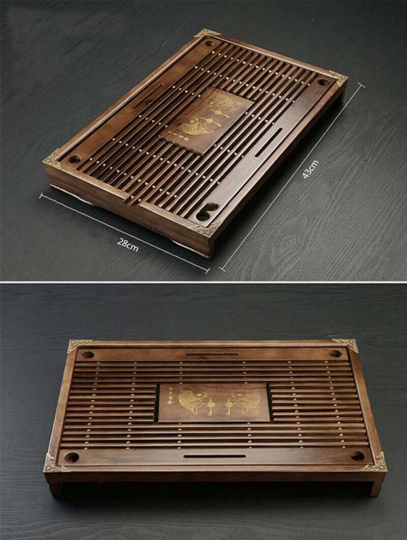 Tea Tray Teapot Tray Tea Cup Tray Chinese Solid Tea Tray Household Tea Board