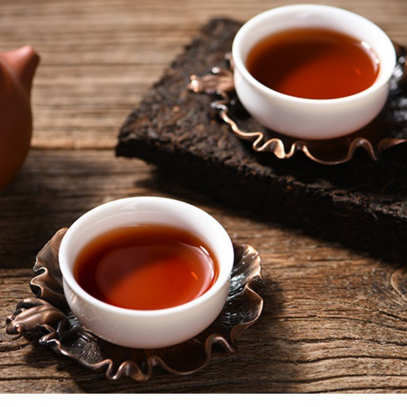 Aged and Scented Old Tea Brick 250g/8.8oz Puerh Tea Brick Ripe Tea Lao Banzhang