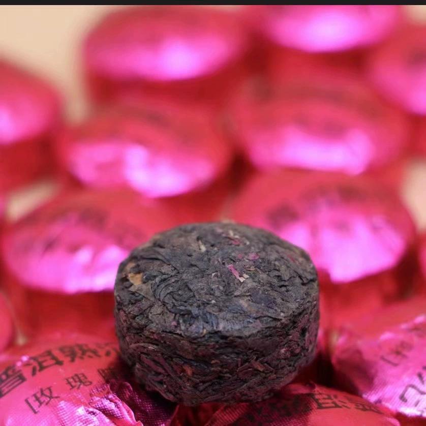 500g Menghai Rose-Flavored Mini Xiaotuo Pu'er Tea Healthy Natural Cooked Secondary image