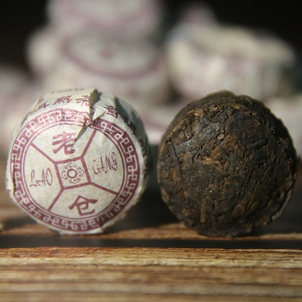 2015 Laocang Ripe Puer Tuocha Tea Aged Mini Tuo Cha Original Flavor