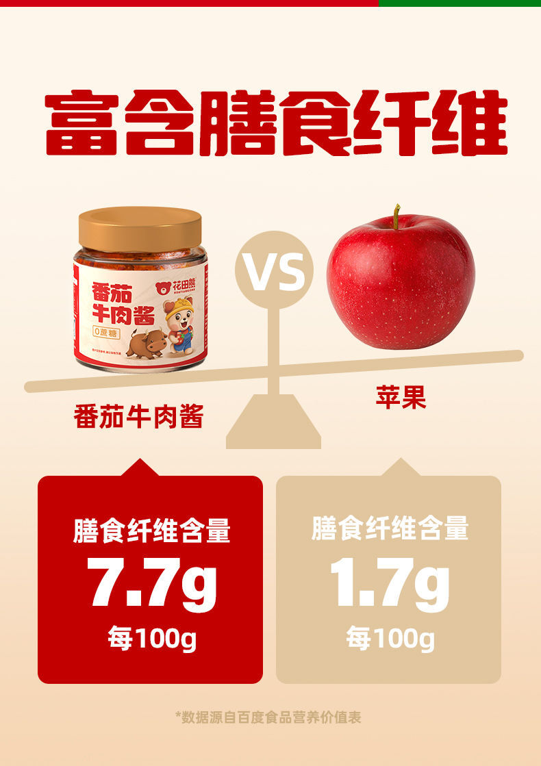 300g Instant Rice and Noodle Sauce  Huatiantian Tomato Beef Sauce Non-Spicy