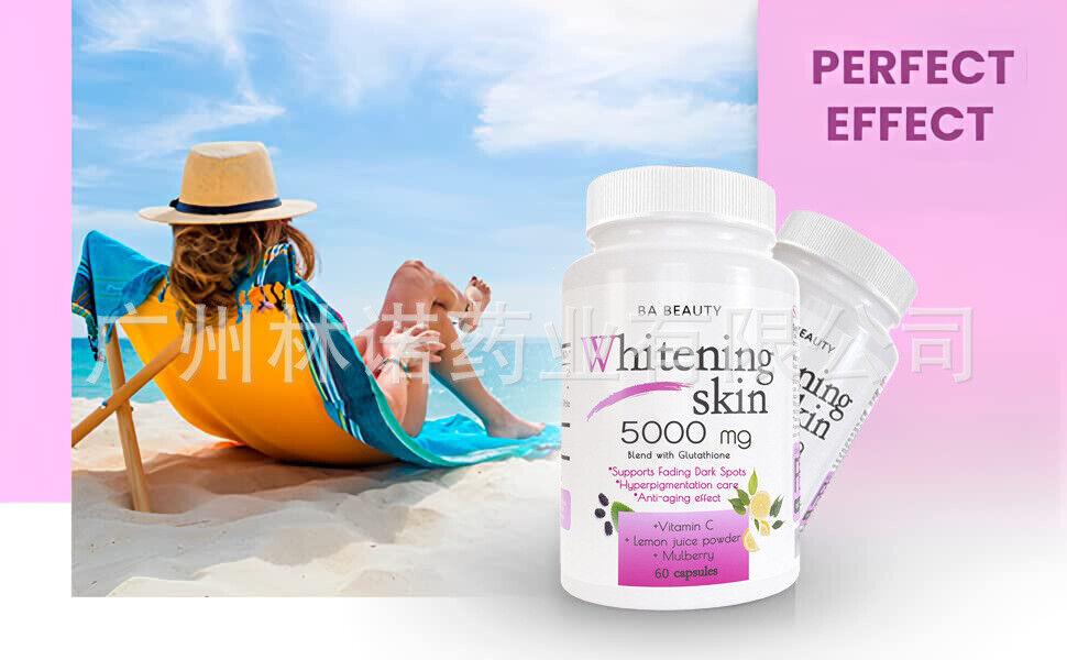 Easy toabsorb Whitening Skin 5000mg capsule|L-GLUTATHIONE PILLS-60/120caps