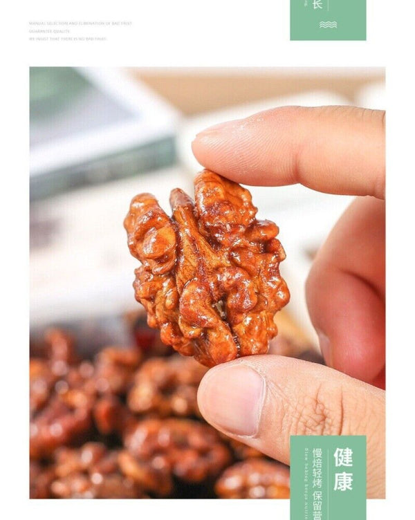 Honey Caramel Walnut Kernels Crunchy Healthy Nut Snack Natural Protein 500g