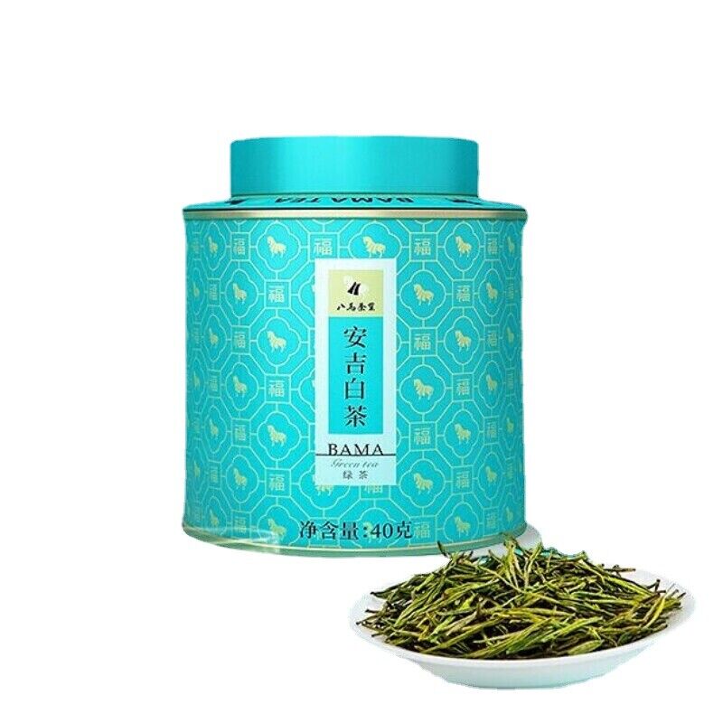 HelloYoung 40g Anji White Tea Baicha Natural Spring New Tea Healthy Herbal Tea八马茶叶 正宗安吉白茶 Main image