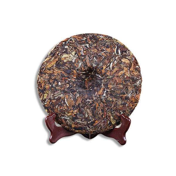HelloYoung Yunnan High Mountain Old Ancient Tree White Tea Cake 357g Tea Sun White Tea