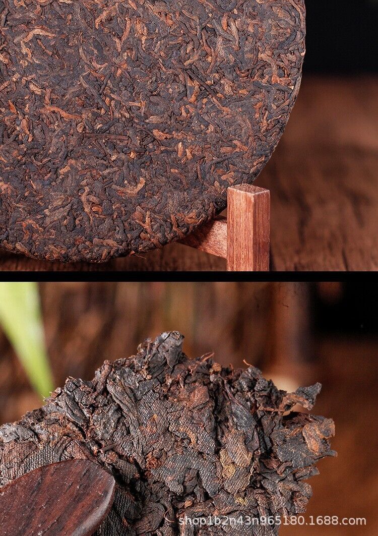 HelloYoung Yunnan Pu'er Tea Ripe Tea 357g Cake Tea Good Ripe Tea Golden Bud One Bite
