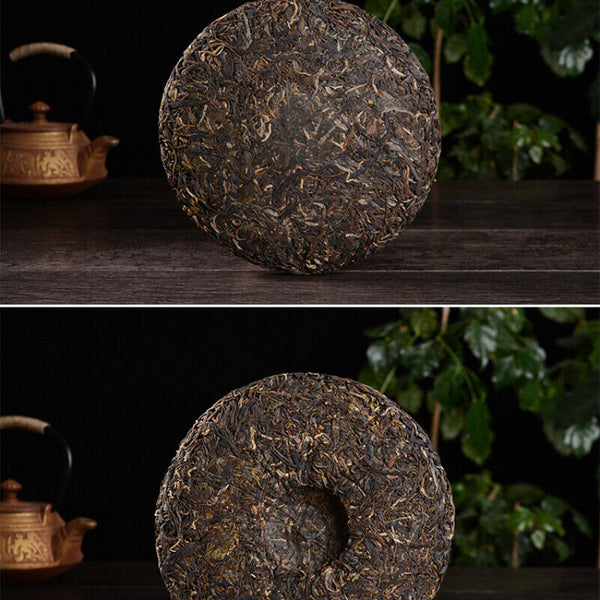 HelloYoung Cake Brown Mountain Big Tree Green Tea Slimming 357g Premium Pu-Erh Raw Tea