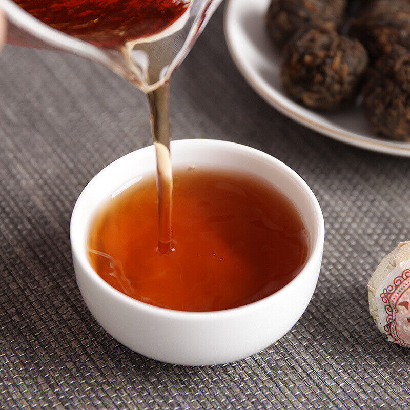 HelloYoung 500g Yunnan Puer Tea Icelandic Ripe Tea Dragon Pearl Small Tuocha Large Tree Tea