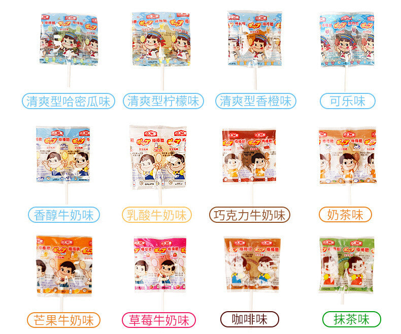 60 Pieces Lollipops Childhood Candy Gift Pack Snack 不二家棒棒糖60支童年糖果大礼包零食小吃小超市圣诞糖果