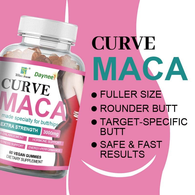 Curve Maca Gummies  3g* 60 pcs/bottle Butt Enhancement Gummy