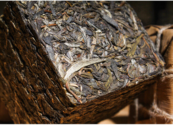 HelloYoung Natural Yunnan Pu'er Raw Tea Brick 500g Pu'er Raw Tea Brick Healthy Drink