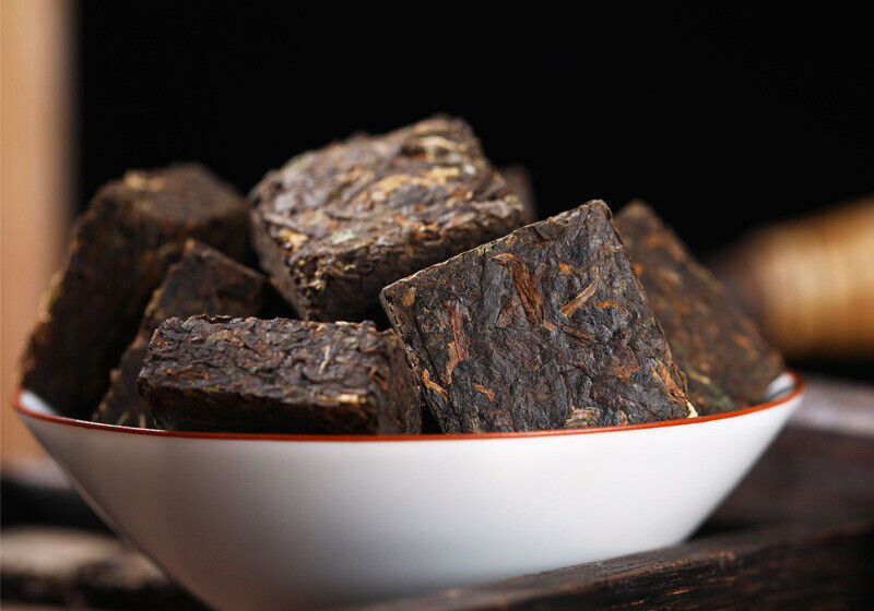 500g Yunnan Glutinous Rice Fragrant Tuo Tea Menghai Square Brick Old Pu'er Tea