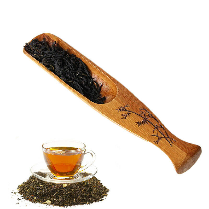 Tea Scoop Bamboo Coffee Black Tea Powder Spoon Teaspoon Teaware Tea Accessories