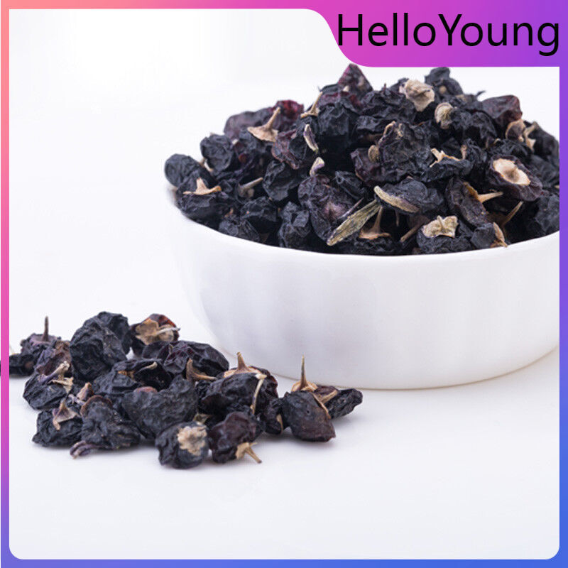 Chinese Herbal Tea Wolfberry Dried Lycii Wild Black Goji Berry Green Food Herbs