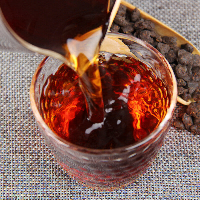500g Pu'er Ripe Tea Yunnan Pu'er Tea Crushed Silver Old Tea Head Craft Tea Main image