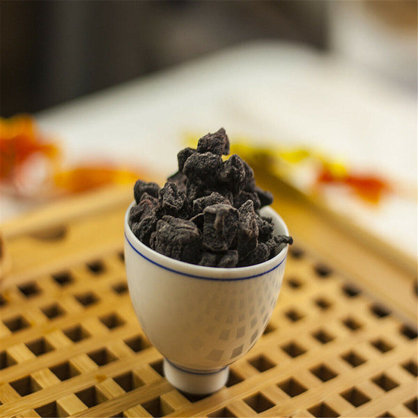 Natural Eatable Ebony Fruit Nut Fructus Mume Herbal Tea Dry Dark Smoked Plum