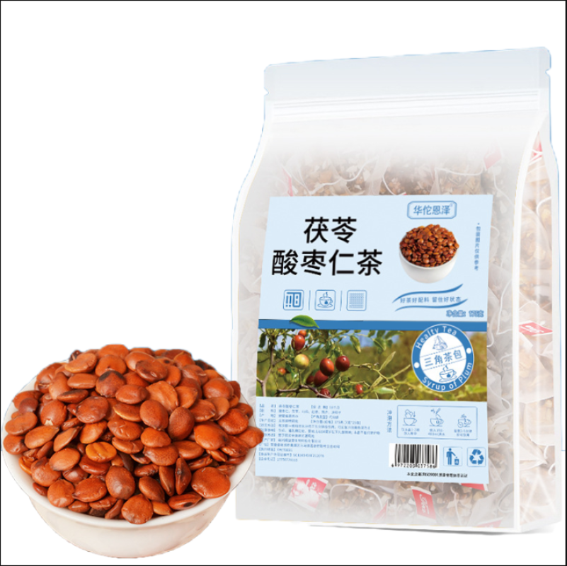 HelloYoung 175g/bag Poria Sour Date Tea Lily Yam Cassia Seeds Tea Health Bag Infusion Tea Secondary image