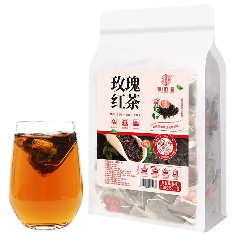 Rose Black Tea Herbal Tea 150g Secondary image
