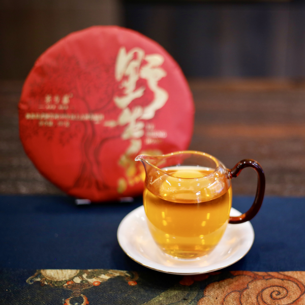 HelloYoung 357G Yunnan Dian Hong Fengqing black tea wild ancient tree black tea cake tea
