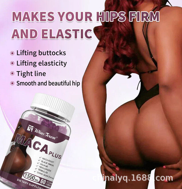 Maca Plus Gummy HIP BUTT ENLARGEMENT 100% Pure Natural Big Butt Gummies