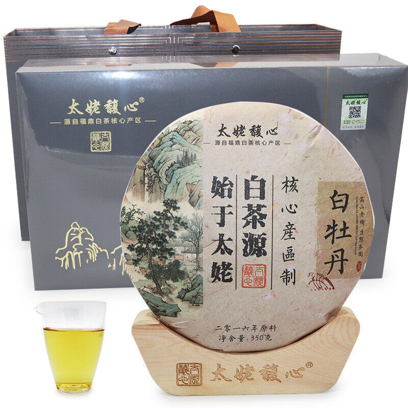 HelloYoung 350G Fuding white tea white peony cake Panxi Ming Qian spring flowers honey tea Main image