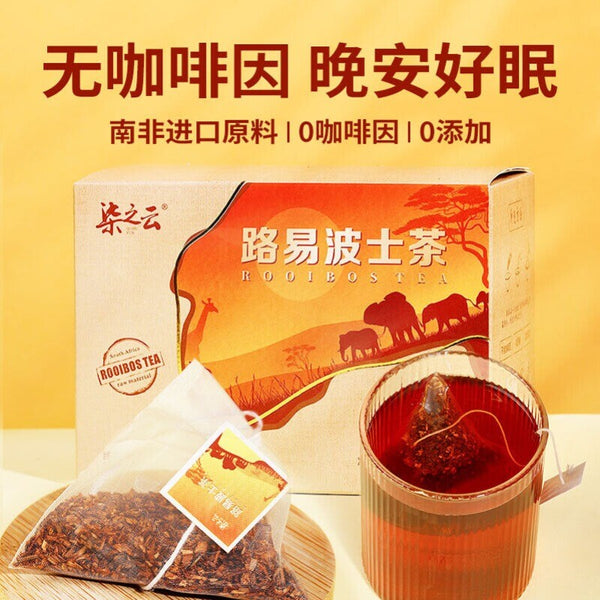 Rooibos Tea Caffeine-Free, Convenient Triangle Bags, South African Blend