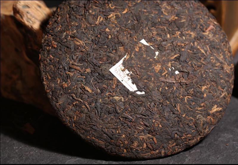 357g Yunnan Pu-erh Tea Puerh Ripe Tea Wishful Tea-cake Top Class Cooked Puer Tea