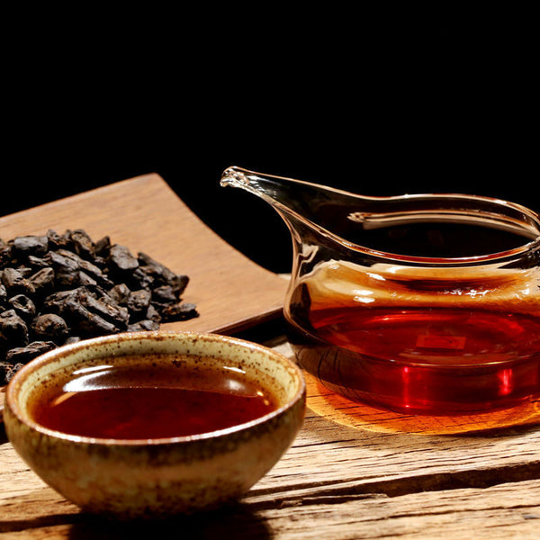 250g/8.8oz  Pu'er Tea Organic Glutinous Rice Fragrance Pu-Erh Cooked Black Tea