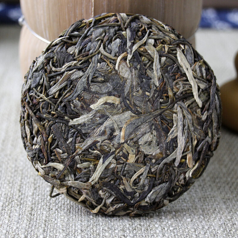 HelloYoung 100g Yunnan Pu'er Tea Mengku Xiaohuosai Ancient Tree Tea Pu'er Tea Cake Raw Tea