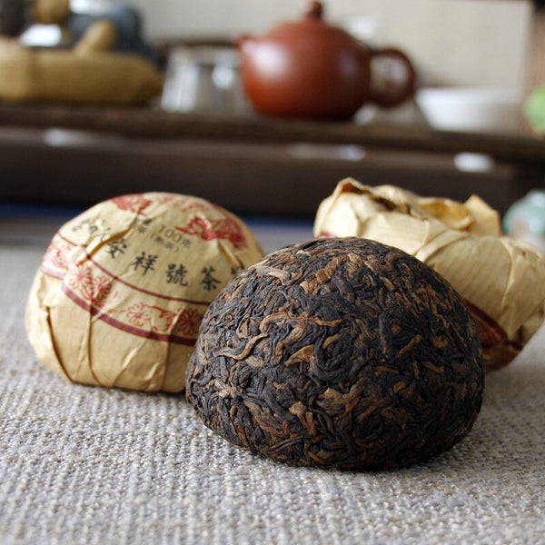 2019 Yunnan Phoenix Tuocha Pu'er Ripe Tea 100g Golden Bud Tuo Cha Black Tea