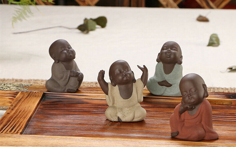 Hand Decoration Pet Monk Sand Tea Set Buddha Factory Outlets Tea Fitting