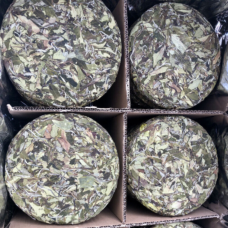 Mountain Sun Tea Cake White Peony Tea Spring Tea Cake 350g White Tea Barren Secondary image