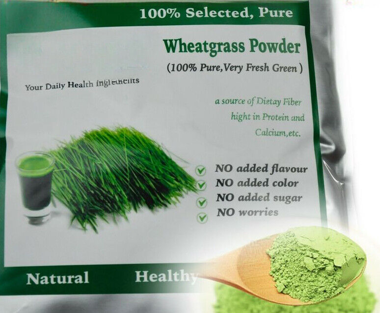 HELLOYOUNG Pure Fresh Green Wheat Grass Powder 1KG -100% Pure, TOP Grade Main image